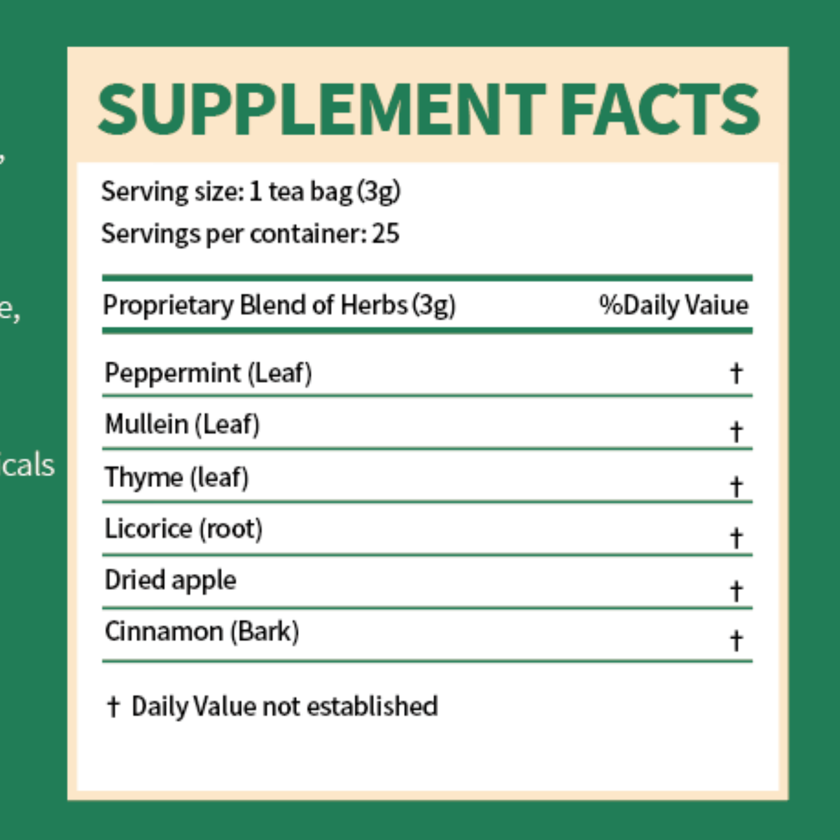 Healthier Respiratory Tea